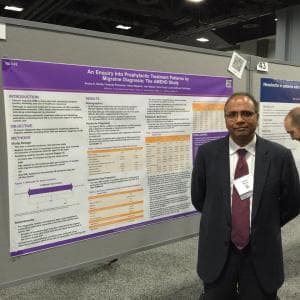 Research presentation at a medical conference for the AMEND Study