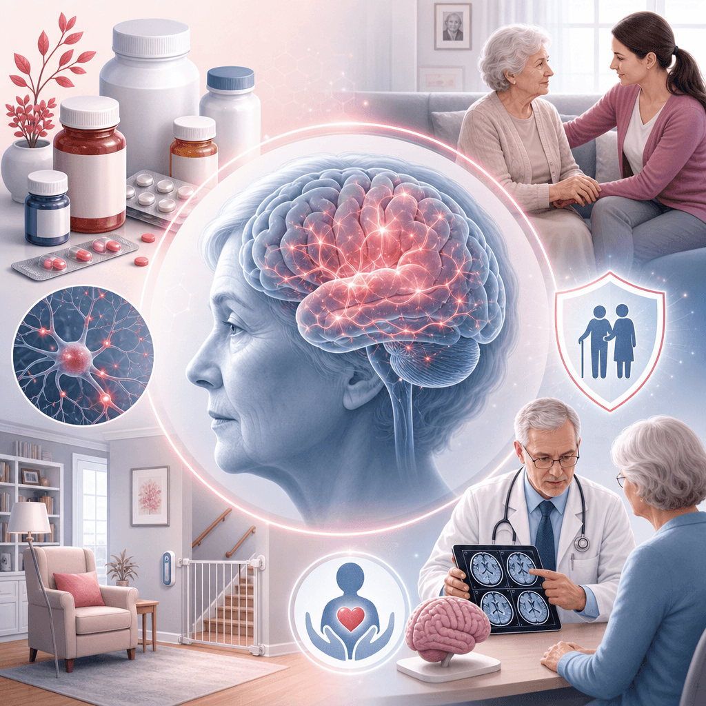 Alzheimer's disease medications and supportive care planning with a neurologist