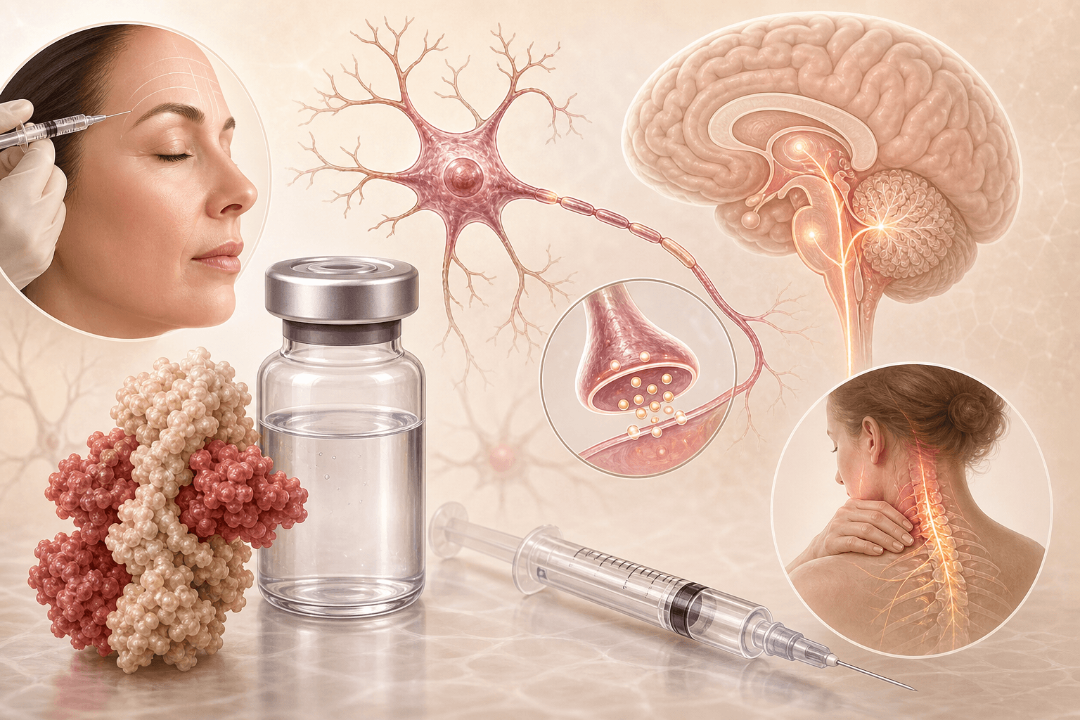 Botox injection treatment targeting spastic muscles to reduce stiffness and improve mobility