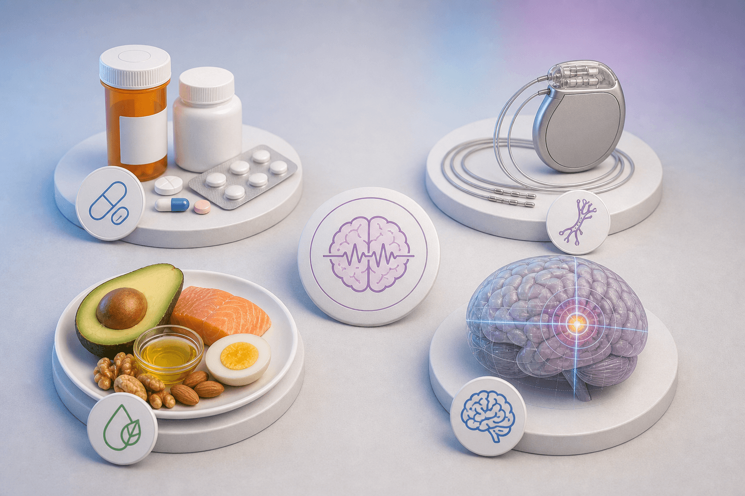 Epilepsy treatment options including anti-seizure medications and specialized therapies